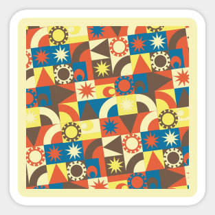 Abstract Geometric Pattern Sticker